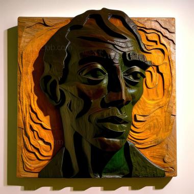 3D model Beauford Delaney (STL)